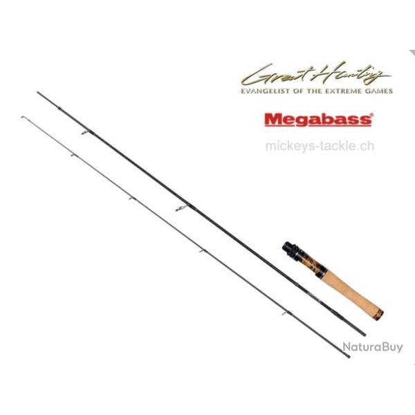 Canne spinning megabass GREAT HUNTING GH57-3LS WHIP TWITCH (2-8g/5-6LB)