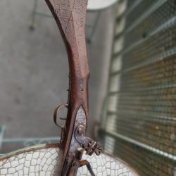 FUSIL ALGERIEN MILITAIRE MOUKHALA PLATINE SILEX GRAVE EUROPEENNE 19TH