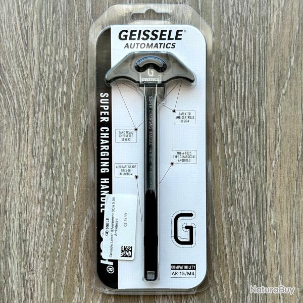 Geissele Automatics - Levier d'armement ambidextre SCH AR15 - R�f�rence : 05-313B