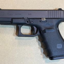 pistolet GLOCK 19 gen. 4 calibre 9 para