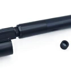 PP700 - Embout Silencieux 1/2 20 UNF pour calibre 4,5 et 5,5 mm - Artemis PCP