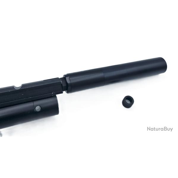 Diana Stinger - Embout Silencieux 1/2 20 UNF pour calibre 4,5 et 5,5 mm - Artemis PCP
