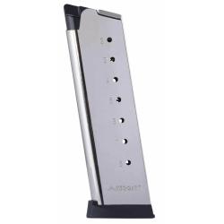 Chargeur MEC-GAR 1911 Full Size .45 ACP avec Talon couleur nickel