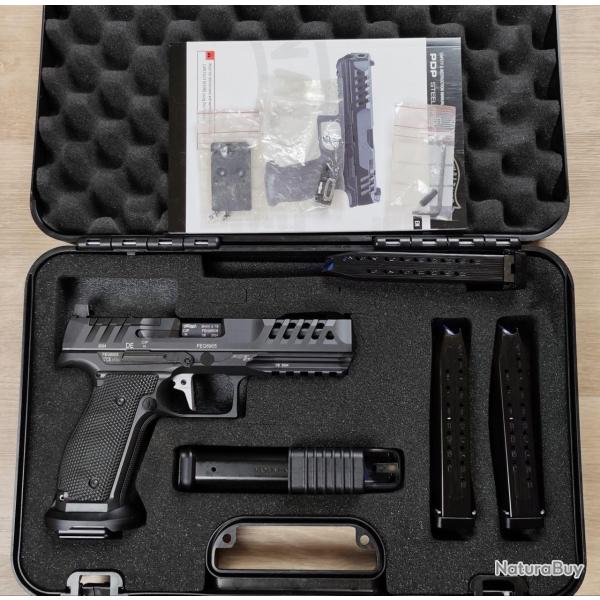 Pistolet WALTHER PDP Match 5" OR - Cal. 9x19 - Mallette, 5 chargeurs (Occasion)