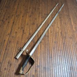 SABRE D'OFFICIER SUP&Eacute;RIEUR 1845/1882