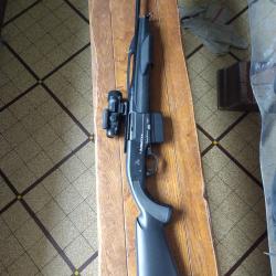 Carabine verney Carron impact LA 7x64 point rouge aimpoint