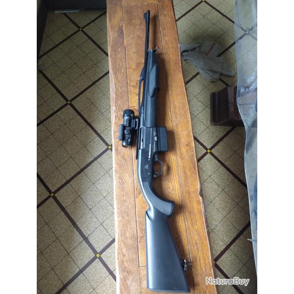 Carabine verney Carron impact LA 7x64 point rouge aimpoint