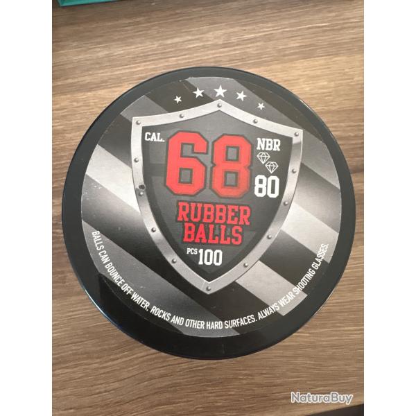 Billes Rubber Balls cal.68