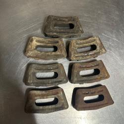 Lot 7 Clips m&eacute;tal Berthier lebel
