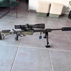 Savage Axis Precision 2 ch&acirc;ssis MDT 6.5 Creedmoor + RDS