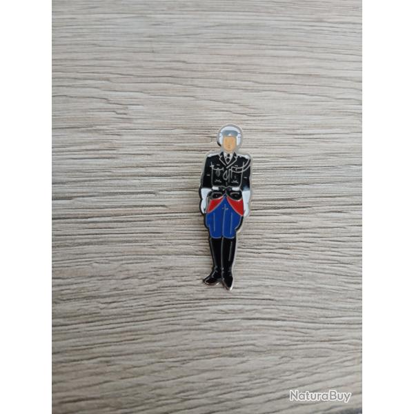 Pin's motard gendarme