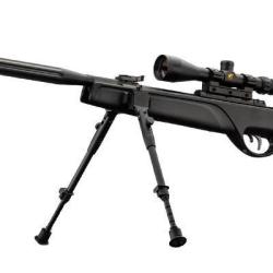 Carabine &agrave; plombs 4,5 mm GAMO HPA - IGT (19,9 Joules) + Lunette 3-9 x 40 et bipied Noir