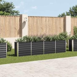 Jardini&egrave;re 320x40x77 cm Acier galvanis&eacute; Anthracite