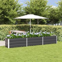 Jardini&egrave;re Anthracite 290 x 50 x 45 cm Acier galvanis&eacute;