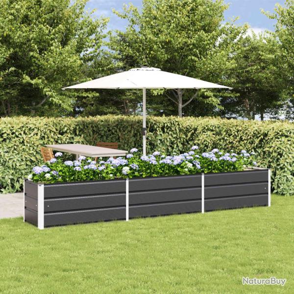 Jardini�re Anthracite 290 x 50 x 45 cm Acier galvanis�