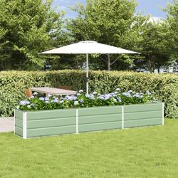 Jardini&egrave;re Vert pastel 290 x 50 x 45 cm Acier galvanis&eacute;