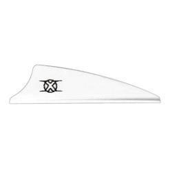 Plumes X-Shield 2.25 pouces Bohning Blanc 100