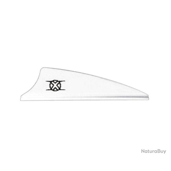 Plumes X-Shield 2.25 pouces Bohning Blanc 100