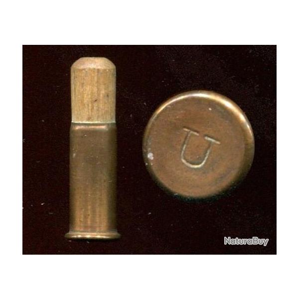 .32 long Rimfire � grenaille - balle bois contenant la grenaille - marquage U - �tui 20.2 mm