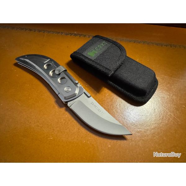 AVANT RETRAIT DE LA VENTE RARE CRKT SERENGETI 3 LAMES