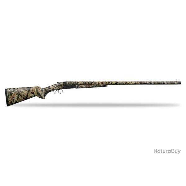 Fusil juxtapos� HUGLU 202 camo cal.12/76 sp�cial hutte canon 81cm