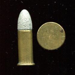 .32 long Rimfire - RARE &eacute;tui laiton de 19.2 mm - longue balle plomb pointue