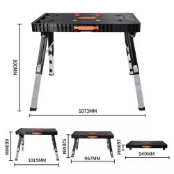 Soldes ! &Eacute;tabli 5 en 1 multifonction atelier bricolage DIY compact