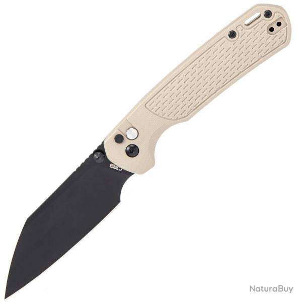 Couteau pliant CJRB Pyrite Large Light AR-RPM9 Tan
