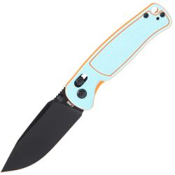 Couteau pliant CJRB Shale Blue / Orange