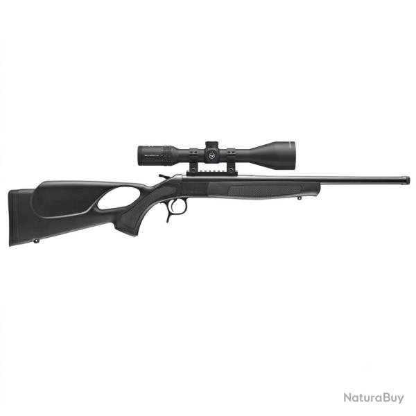 Pack carabine a un coup CVA SCOUT TD thumbhole cal.30-06 + lunette VECTOR grizzly 3-12x56i