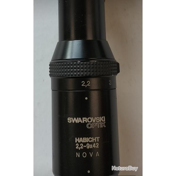 Vend lunette swarovski habicht 2,2-9x42
