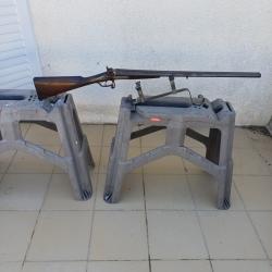 Fusil juxtapos&eacute; &agrave; chiens ext&eacute;rieurs (calibre 16) ?d' Eug&egrave;ne BERNARD (manufacture d'armes de Li&egrave;ge)
