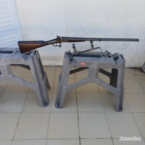 Fusil juxtapos� � chiens ext�rieurs (calibre 16) ?d' Eug�ne BERNARD (manufacture d'armes de Li�ge)