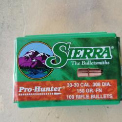 ogive  de 30/30  sp&eacute;cial winchester  sierra
