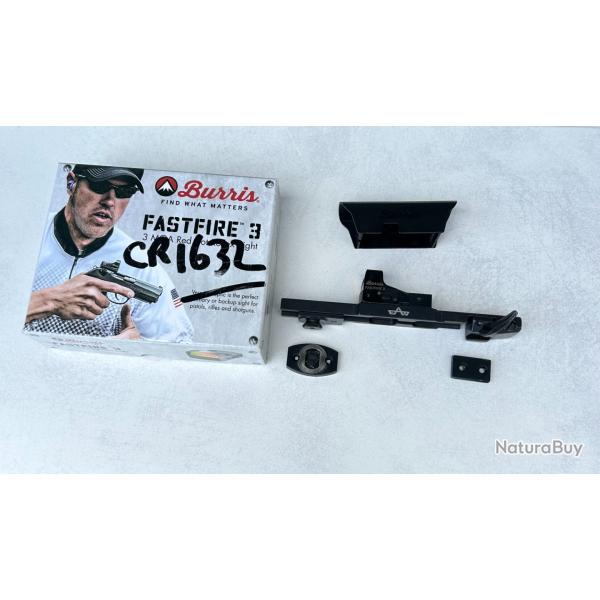 Burris Fastfire 3 + Montage pivotant pour express Chapuis S12
