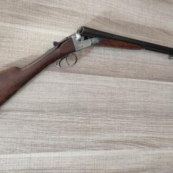 Ancien fusil juxtapos&eacute; de chasse triple verrou en calibre 16 65 parfait fonctionnement m&eacute;canique