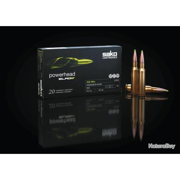 Balles Sako Powerhead Blade 338 Win Mag 225gr
