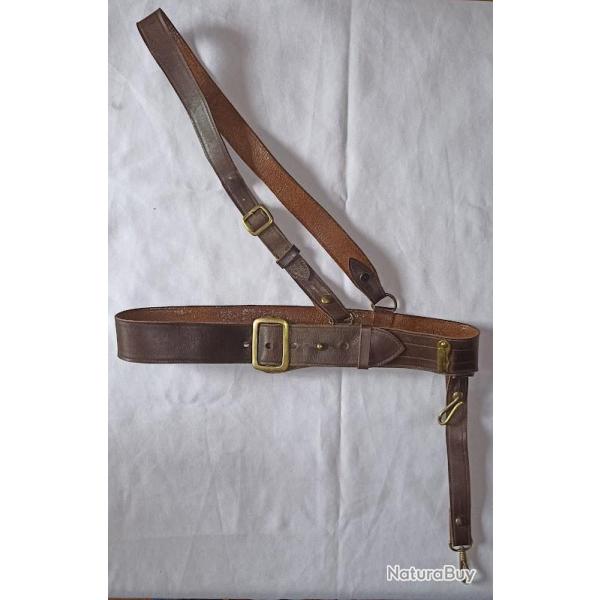 Ceinturon baudrier Officier Fran�ais 39/45 France 40 WW2