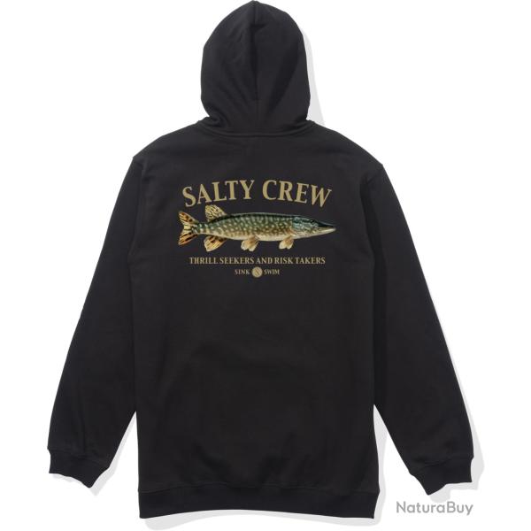 Sweat � capuche SALTY CREW Euro pike hood fleece Black M