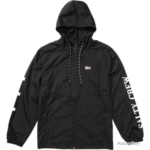 Veste SALTY CREW Surface windbreaker jacket Black M