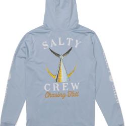 Tee shirt SALTY CREW Tailed hood sunshirt Blue fog L