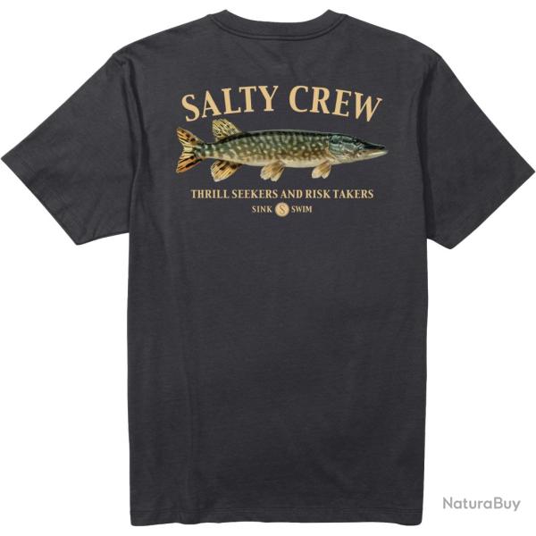 Tee shirt SALTY CREW Euro pike premium SS tee Black M