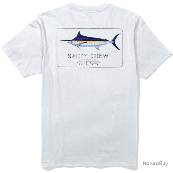 Tee shirt SALTY CREW Blue rogers SS tee White XL