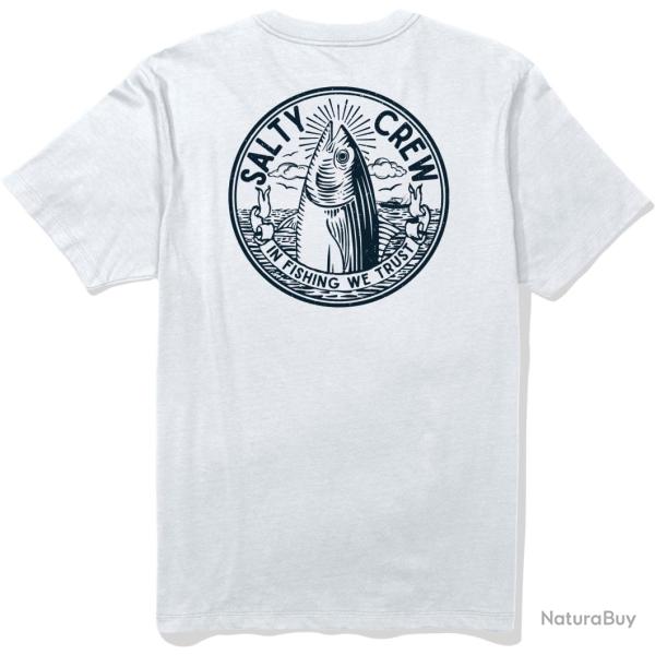 Tee shirt SALTY CREW In fishing we trust SS tee White XL