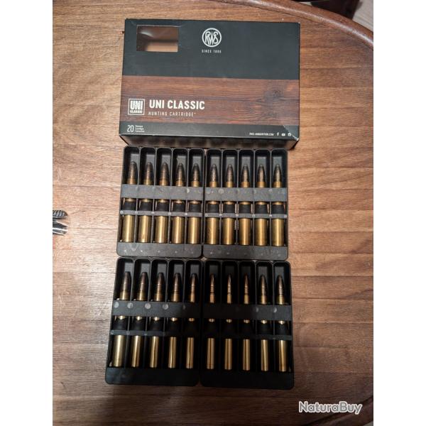 Bo�te de balle RWS 30 R Blazer uni classic 11.7g /180gr neuf