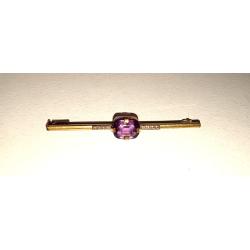 ancienne broche am&eacute;thyste, 1920