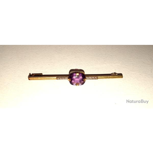 ancienne broche am�thyste, 1920