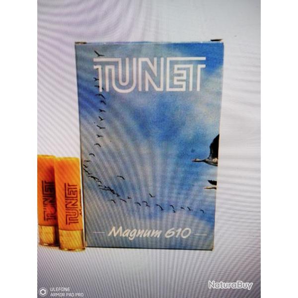 Tunet magnum 610 20/76. 34 grammes jupe 10 munitions