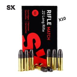 MUNITIONS SK Rifle Match - 22LR 40gr x500
