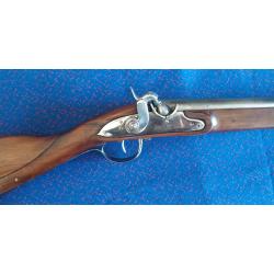 Fusil &agrave; percussion &agrave; chien poudre noire (19&eacute;me?)